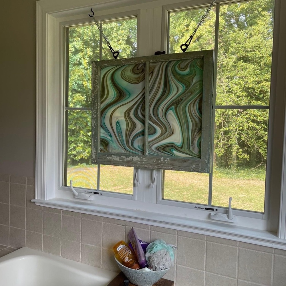 Handmade Stained Glass Window - Picture 3 of 4